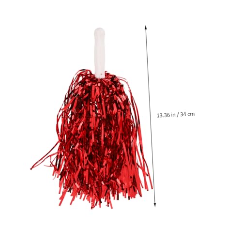Pompons de cheerleading brillants SUPVOX (24 pcs) pour danse et sport