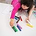 Modfamily Mod Paint Sticks - Washable Solid Tempera Paint Markers (6 Pack) - Kid's Art Supply - Aqua, Royal Blue, Tangerine, Bright Yellow, Lime Green, Bright Pink