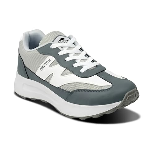 Image of BRUTON Fyrox-618 Men's Casual Sneakers Shoes | Lightweight Comfortable Walking Shoes for Men | Lace-Up Stylish Trendy Sneakers for Boys & Men
