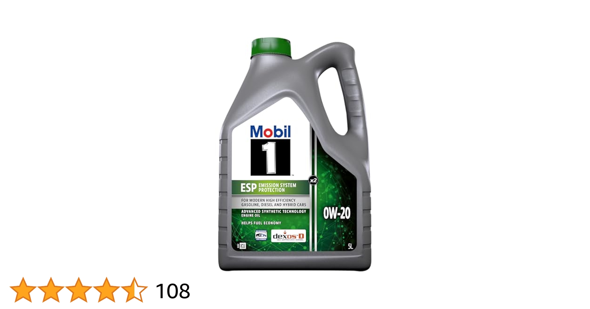 Mobil 1 ESP X2 0W-20, 5L : Amazon.co.uk: Automotive