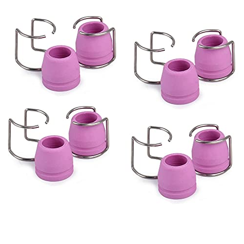 16Pcs Plasma Cutter Consumables Shield Cups Guide For AG60 SG55