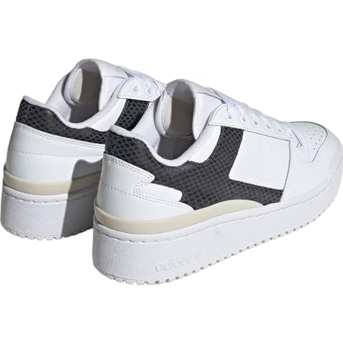 adidas Women's Forum Bold Fashion Sneaker, Cloud White/Cloud White/Aluminium, 10 M US3
