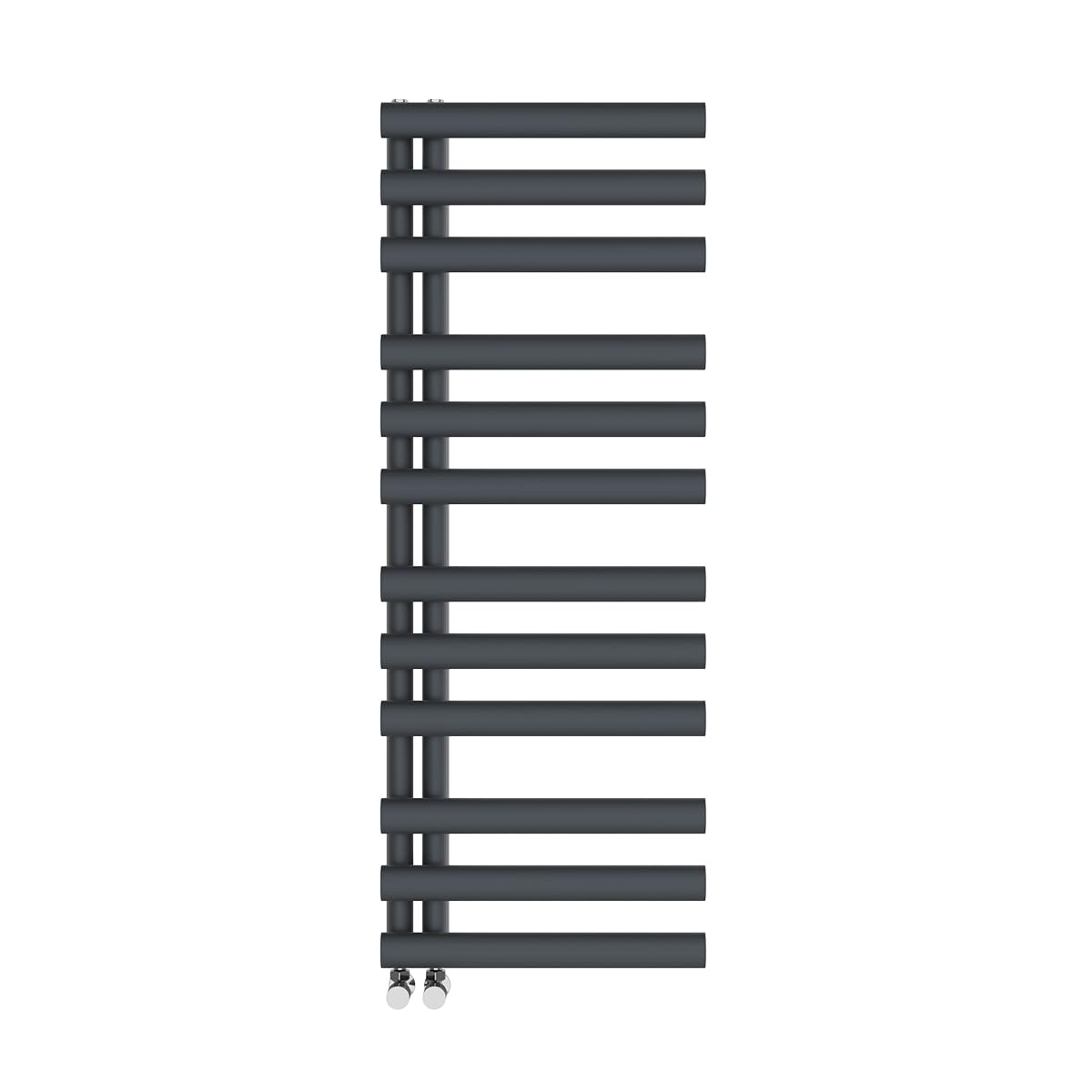 NRG Heated Towel Rail Radiator Designer Bathroom Central Heating Warmer Rad Ladder Heater 1200 x 450mm Sand Grey