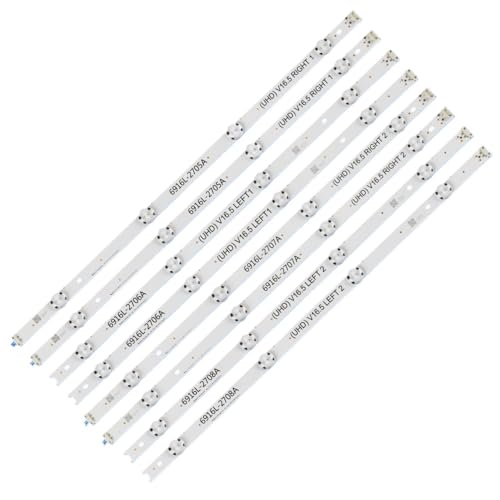 Tira de retroiluminación LED de 977 mm para TV de 49 pulgadas y 3V