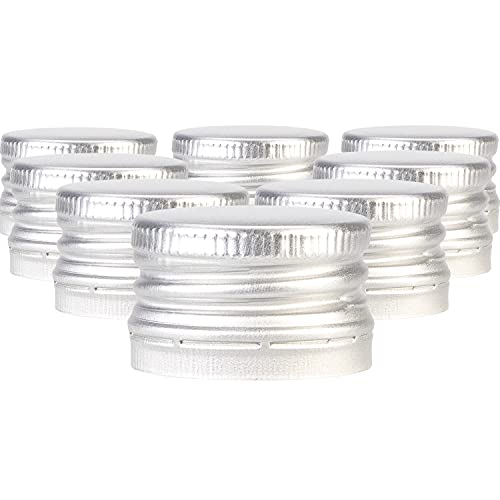 Juego De Tapones De Rosca De 28 18 Mm Cierres De Botella De Aluminio, Cierre Hermético Y Protección, Reutilizables