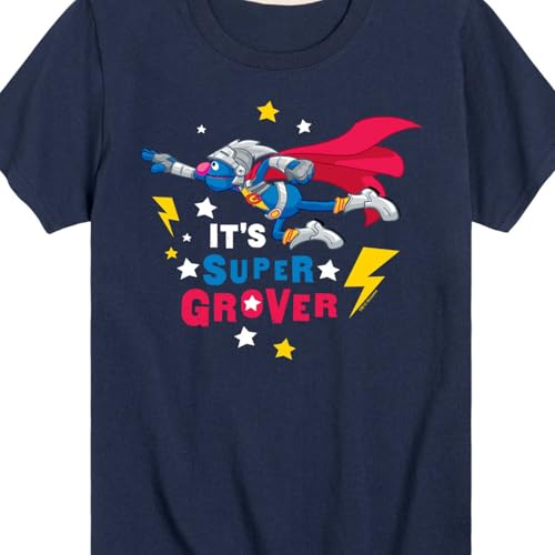 Sesame Street - Its Super Grover - Toddler and Youth Short Sleeve Graphic T-Shirt3