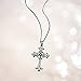 Sterling Silver Celtic Cross Pendant Necklace
