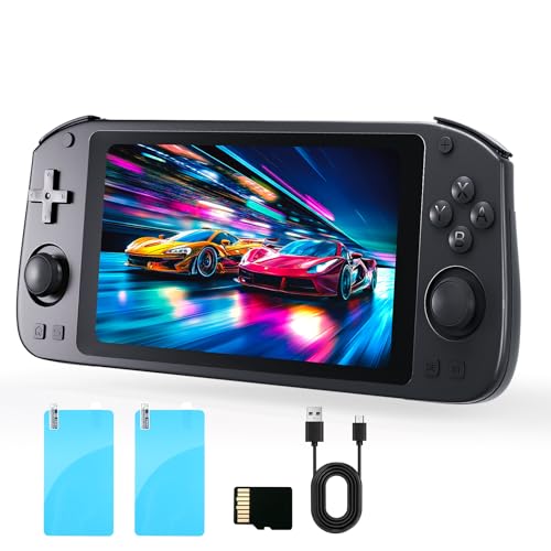 Retro Handheld Game Console with Android System, RK35XX, HD 5.55 Inch Touch Screen, 4000mAh Battery,...