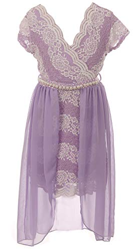 Big-Girls-Elegant-V-Neck-Glitter-Floral-Lace-Chiffon-Rhinestone-Pageant-Flower-Girl-Dress-Lavender-8-2J1K4S3