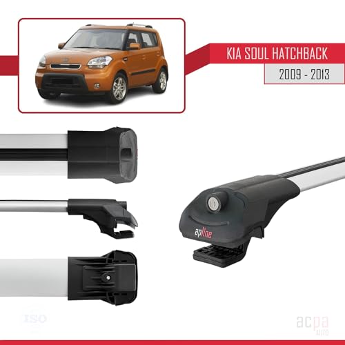 Barres de toit de coffre voiture Kia Soul Hatchback 2009 2010 2011 2012 2013 ACE-1 - 3