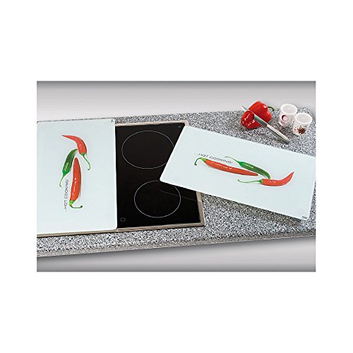 Preisvergleich Produktbild hagebau,Herdabdeckplatte (2 Stck.),chili