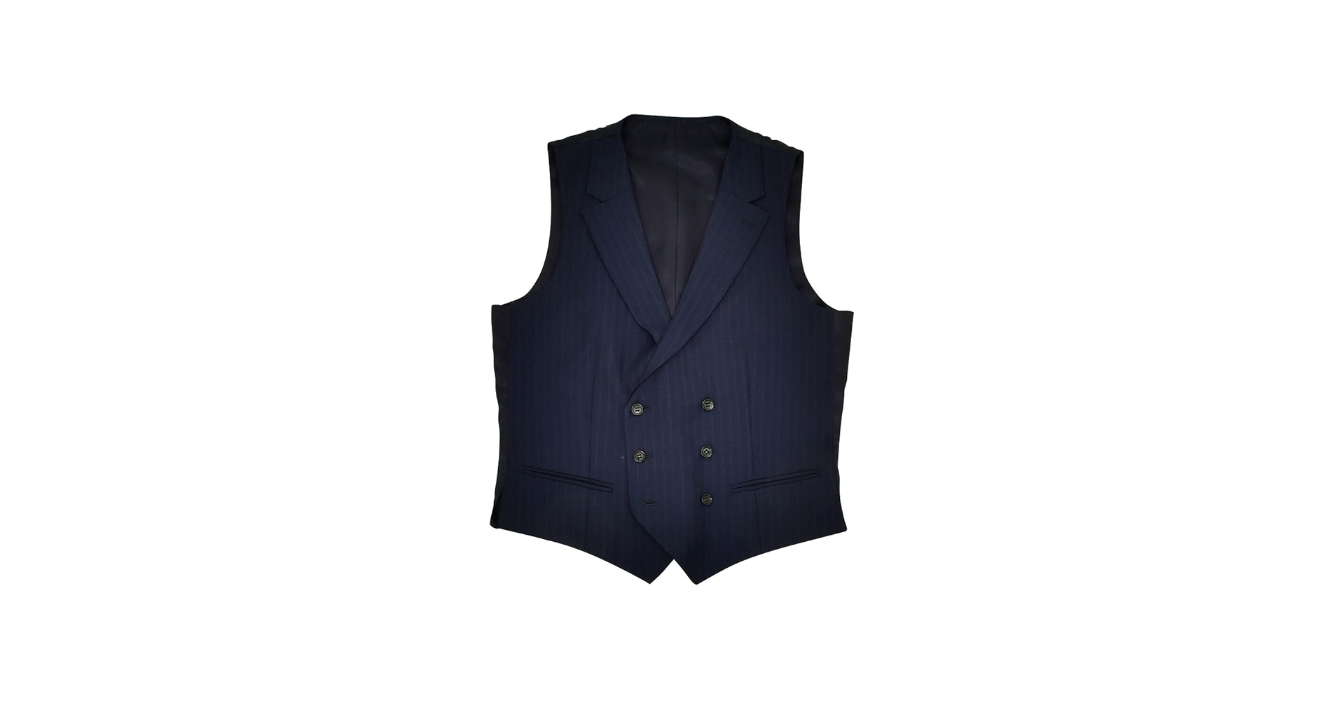 Amazon | [エルメネジルド ゼニア] ダブルブレスト ジレ メンズ