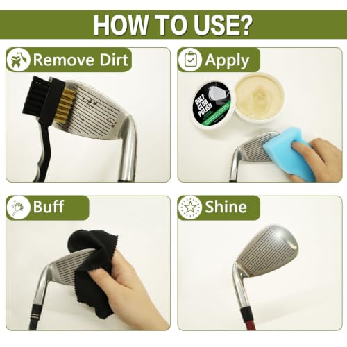 Herramientas de limpieza de palos de golf para tus días en el green 6