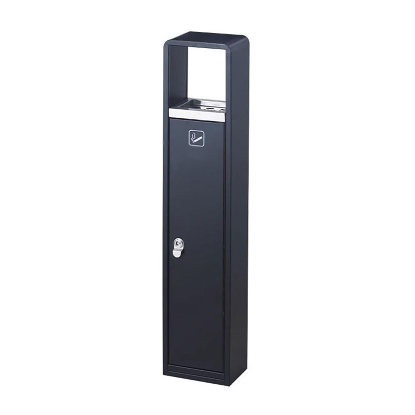 Kw3ns8bp5r One Color Pillar Ashtray Lacquer Iron Cigarette Butt Collection Cylinder