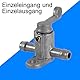 8mm Benzinhahn Universal Kraftstoffventil Benzinhahn 8mm Absperrhahn für Motorrad Dirt Bike ATV