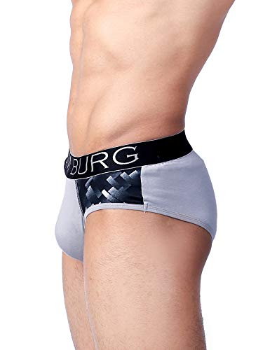 Image of TOM BURG Regular Cotton Designer Casual Smooth & Comfortable Brief for Men (Pack of 2)