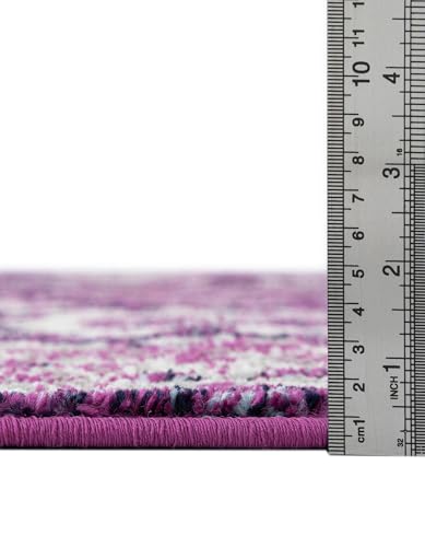 Tapete rectangular Rugs.com 8x10 pies morado miniatura 2