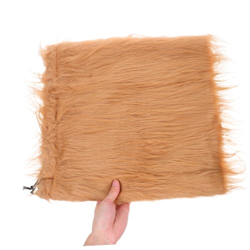 Disfraz León para Perro Collar Melena Sintético Marrón miniatura 4