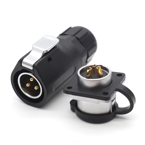 Conector industrial XHP20 3 pines 30A 500V impermeable miniatura 2