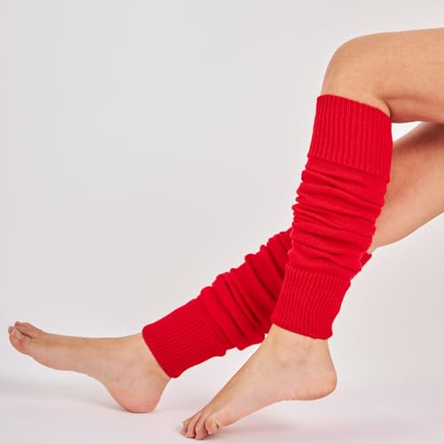 Image of Mysocks Leg Warmers Extra Soft Stylish Fancy Winter 80s Party Dance Neon Long Legwarmers for Women Girls Ladies