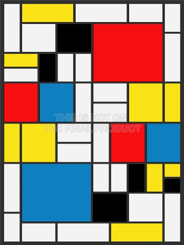 【アート】ピエト・モンドリアン 抽象絵画 キューブ 四角形 ペインティング アートプリントポスター PIET MONDRIAN ABSTRACT CUBES SQUARES PAINTING 2573OMLV 2573OMLV