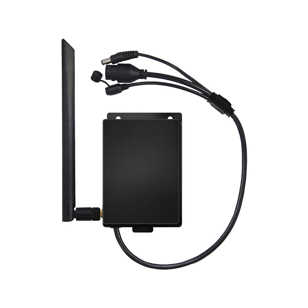 Hotspot Portable 4G, Routeur 4G Extérieur étanche Plug N Play Haute Vitesse pour Caméra IP, Prend en Charge Le Chargement IPC, Vitesse LTE Rapide, Contrôle Facile, Haute sécurité