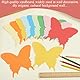 SOFPLATE 8 Set 72 Stück 6 Inch Schmetterlings Papierausschnitte Bastelformen Papierausschnitte Bunte Blanke Schmetterlinge Insekten Tiere Blanke Sommerausschnitte Für Die Schule Das Klassenzimmer Die