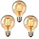 massway Edison Vintage Glühbirne, LED Vintage Glühbirne E27 G80 4W Warmweiss Antike Filament LED Glühlampe, Ideal für Nostalgie und Retro Beleuchtung im Haus Café Bar - 3 Stück