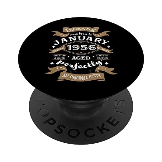 Leyendas nacieron en enero de 1956 regalo de cumpleaños PopSockets PopGrip Intercambiable