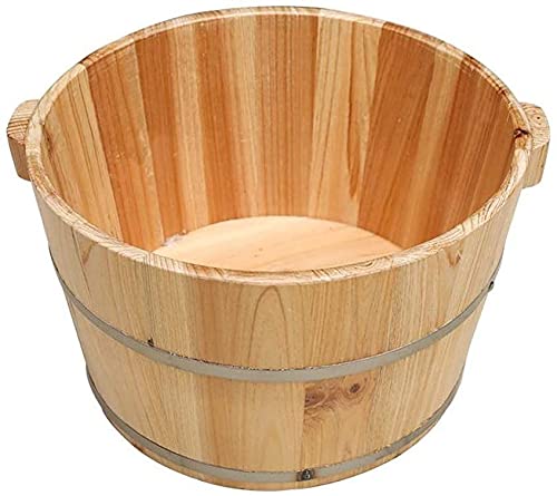 Spa de pies de madera profunda 26 cm para pedicura