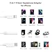 iPhone Headphone Adapter, [Apple MFi Certified] 2-in-1 Lightning/USB Type C to 3.5 mm Headphone Jack Adapter, iPhone Aux Adapter Converter Dongle Audio Cable for iPhone 16 15 14 13 12 11 XS XR X 8 7