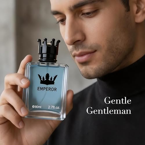 Image of AFLUXE Emperor Eau de Parfum for Men, Long Lasting Aromatic Citrus Woody Cologne, Elegant Mens Fragrance, 2.7 fl oz (80 ml)