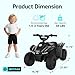 Gotrax RT1 Ride on Toys for Toddlers 1.5-3, Safe 12V Lead-acid Battery up to 80 Minutes, Forward/Reverse 2 Gears, Max 1.5MPH Speed&8