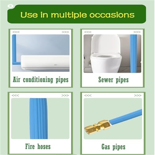 Self-Adhesive Foam Pipe Wrap Tape - 158"x7.9" Insulation Strip for TV Walls, Furniture, and Gaps - Durable Foam Cover with Strong Adhesive for Easy Installation