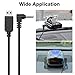 Jsvecip Radar Detector Cable, USB to DC3.5 Plug Cable,for Cobra Whistler Escort Valentine One Uniden Beltronics Radar Detector,Replacement Power Cable for Radar Detectors (DC3.5-6.56ft)