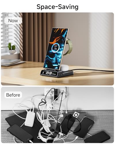 Lequiven XF-C01 Wireless Charger For Samsung Devices, 4 In 1 Wireless Charging Station thumb #4