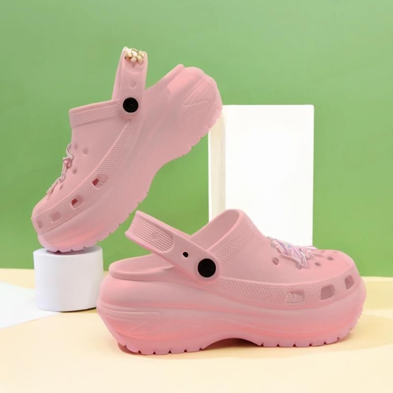 Image of Sliders for Women /Girls Platform Sandals | Lightweight & Stylish Cushioned Rubber Flats Slides | Open Toe Comfortable, Anti-Skid, Waterproof Flip Flops Slipper for Women