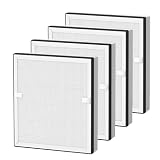 Prestivair AP2410 Replacement Filter 4 Pack Compatible with DBFIT AP2410 Air Purifier, 2-in-1 Filtration H13 HEPA and Activated Carbon
