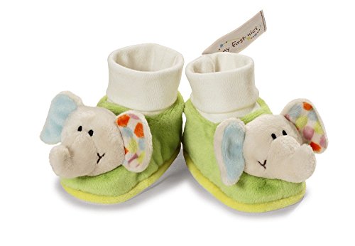 Preisvergleich Produktbild Nici 39708 Babyschuhe Elefant Dundi mit Rassel Plüsch