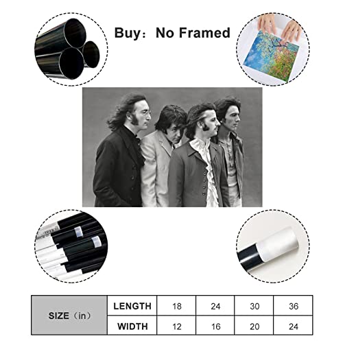 Poster sur toile « Mad Day Out Photo Session Beatles » – Décoration de chambre à coucher – Paysage sportif, bureau… - Les Beatles, Paul McCartney, John Lennon, RIngo Starr, George Harrison Poster sur toile « Mad Day Out Photo Session Beatles » - Décoration de chambre à coucher - Paysage sportif, bureau… – Image 3