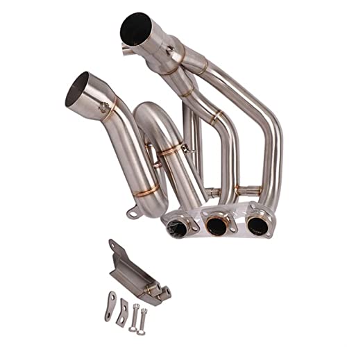 フルシステムオートバイの排気修正されたフロントリンクパイプに適合するMT09 FZ09 FJ09 XSR900 トレーサー 900 GT 2014 2015 2016 2017 2018 2019 2020 2021