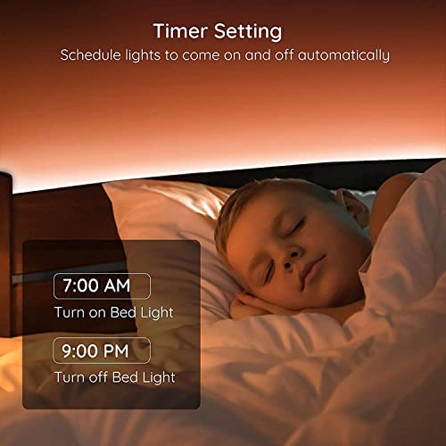 Image of RSCT Smart Wi-Fi RGB Rope led Strip Light 16.4 Feet 300 Led Compatible with Alexa Google Assistant, App Control Lighting Kit, Music Sync Color Changing Lights for Bedroom, Living Room and Decoration(5 Meter)