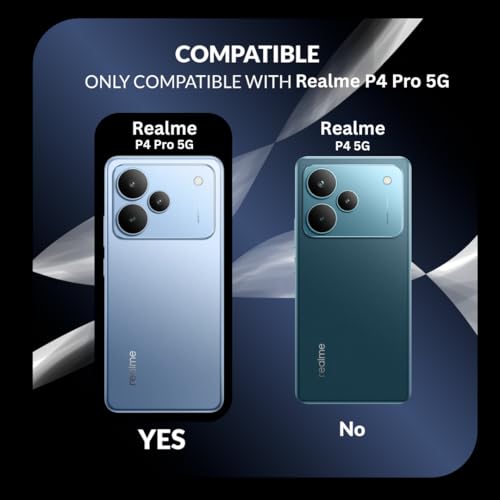 Image of Back Cover Case + Screen Protector for Realme P4 Pro 5G | Transparent Mobile Phone Back Case Cover for Realme P4Pro 5G | Realme P4 Pro 5G TPU Transparent Mobile Phone Back Cover Case