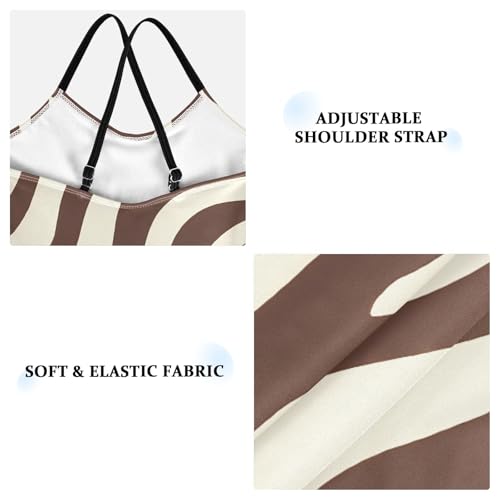 Girls' One-Piece Swimwear Beach Bathing Suit Quick Dry Orange Leopard Print Pattern Halter Swimwear Bathing Suit,3-10T3