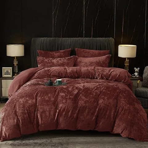 PHF Velvet Duvet Cover Set Cover