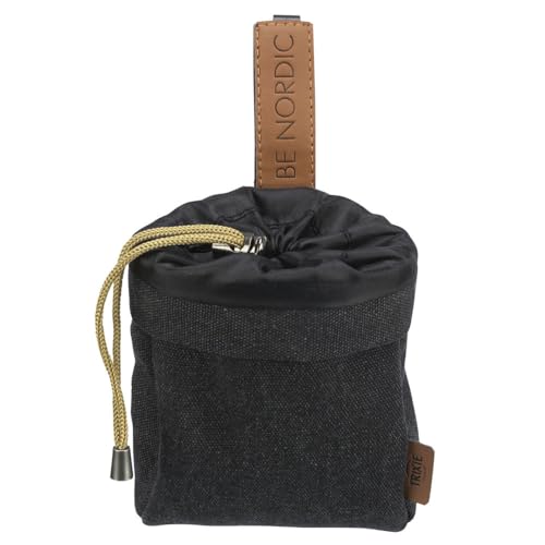 TRIXIE BE Nordic Sac à goûter, Ø 10 x 14 cm, noir, multicolore