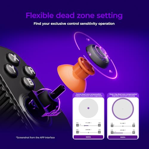Image of leadjoy Blead Plus Wireless Gaming Controller Hall Trigger /Joysticks Bluetooth Wireless Gamepad with Two DIY Back Keys for Switch /Switch 2 /Android /iOS /PC