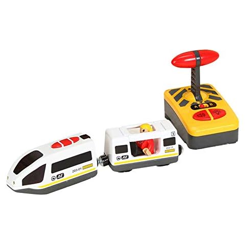 Juego de Juguetes de Tren Eléctrico JAWSEU Cover