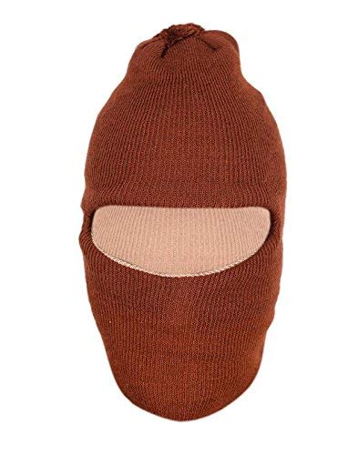 MAGICUnisex Reversible Woollen Balaclava/Monkey Cap (Black, Free Size)