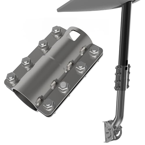 Starlink Gen 2 Pipe Adapter, Starlink Mounting Kit, Starlink Clip Adapter for Starlink V2 Dish, Easy Connect Starlink Standard and Actuated High Performance to J Mounting Antenna Mount Bracket